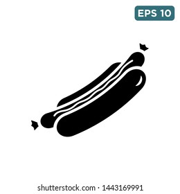 hot dog icon vector design template