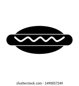 Hot dog icon vector design template