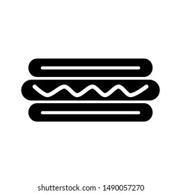 Hot dog icon vector design template