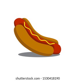Hot dog icon vector design template