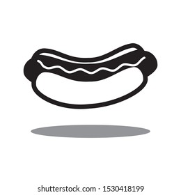 Hot dog icon vector design template