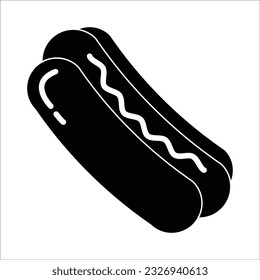 hot dog icon vector design template