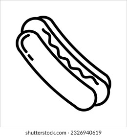 hot dog icon vector design template