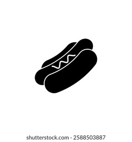 Hot dog icon vector design templates simple and modern