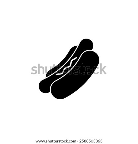 Hot dog icon vector design templates simple and modern