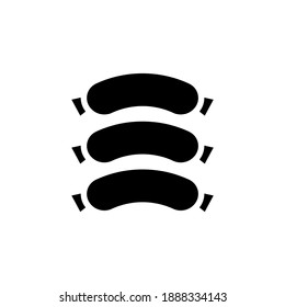 
Icono de Perro caliente en vector. Logotipo
