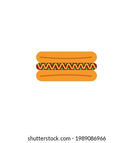 hot dog icon vector sign symbol
