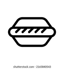 Hot Dog Icon Vector Symbol Design Illustration