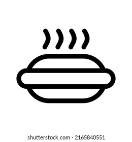 Hot Dog Icon Vector Symbol Design Illustration