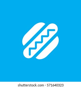 Hot dog icon for web and mobile