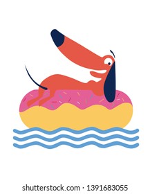 Hot Dog Illustration design vector