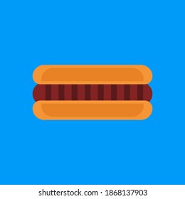 hot dog illustration vector high quality