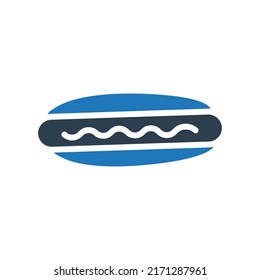 Hot dog Isolated Vector icon which can easily modify or edit

