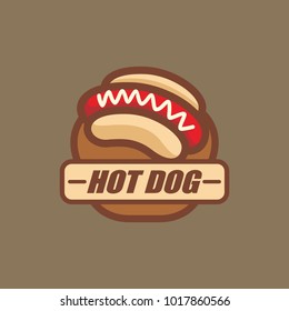 Hot dog logo