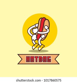 Hot dog logo