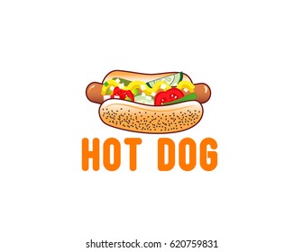 Hot dog Logo