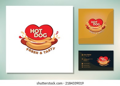 Hot dog logo badge for inspiration