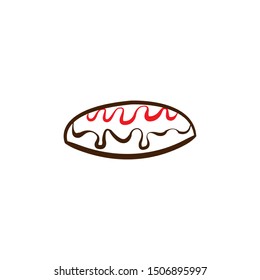 hot dog logo bread mascot Bakery logo cake for brand your company food
