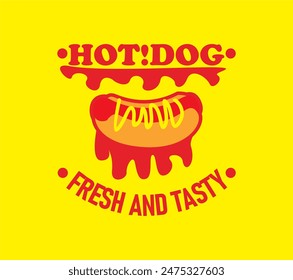 hot dog logo hot dog line icon. bun with sausage vector outline sign. hotdog icon. simple outline icon of hotdog isolated. design for restaurant