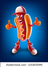 Hot Dog Mascot