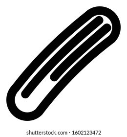 
Hot Dog Outline bold Vector Icon which can be easily modified or Edited
