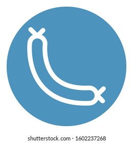 
Hot Dog Outline bold Vector Icon which can be easily modified or Edited
