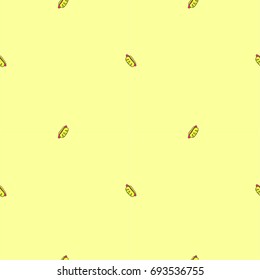 hot dog pattern seamless pattern yellow background vector illustration 