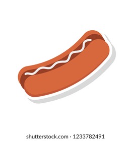 hot dog sausage fast food 