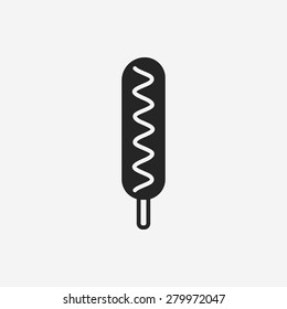 hot dog sausage icon