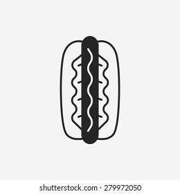 hot dog sausage icon