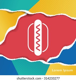 hot dog sausage icon