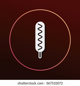 hot dog sausage icon