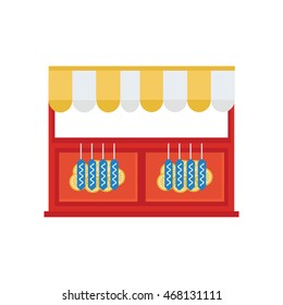 hot dog shop cartoon