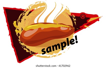 hot dog smelly template