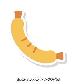 hot dog sticker icon