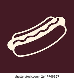 Hot Dog trendy vector art design pleasant amazing colorful useful illustration.eps