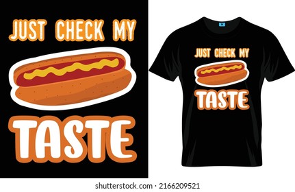 Hot Dog T-Shirt Design and Hot Dog Svg