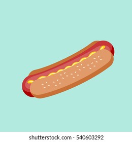 Hot Dog Vector