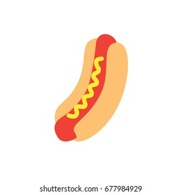 hot dog vector