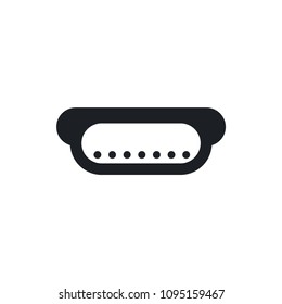 hot dog vector icon