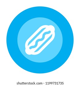 hot dog vector icon