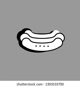 Hot Dog vector icon 