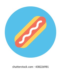 Hot Dog Vector Icon