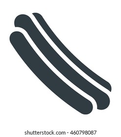 Hot Dog Vector Icon