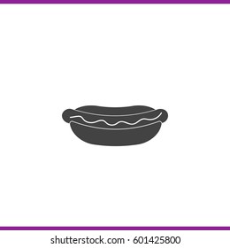 hot dog vector icon