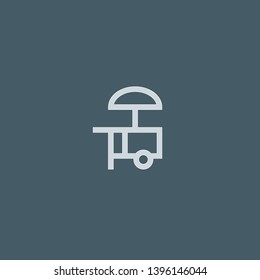 Hot Dog vector icon. Hot Dog concept stroke symbol design. Thin graphic elements vector illustration, outline pattern for your web site design, logo, UI. EPS 10.