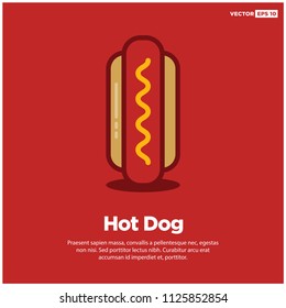Hot Dog Vector Illustration