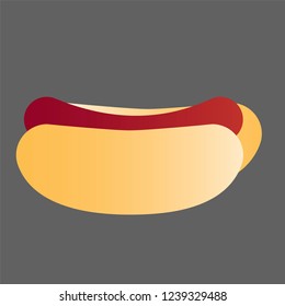Hot Dog Vector Illustration