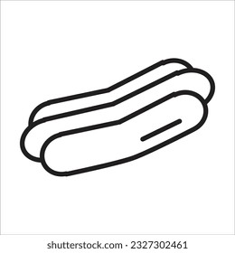 hot dog vector line new icon