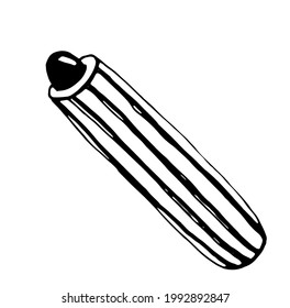hot dog, vector on transparent background